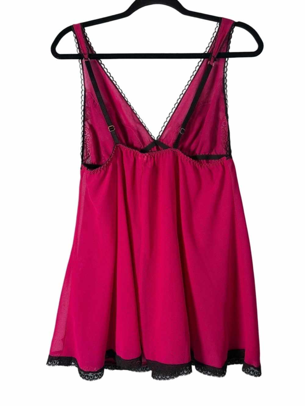 Seductivewear by Cinema & Victoria Secret Baby-dolls Pink/ Purple Women's Sz L - Picture 2 of 16
